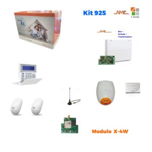 AMC Kit 925 Centrale 8/24 Zone + K-blue + 2x MOUSE09 + Modulo X-4W