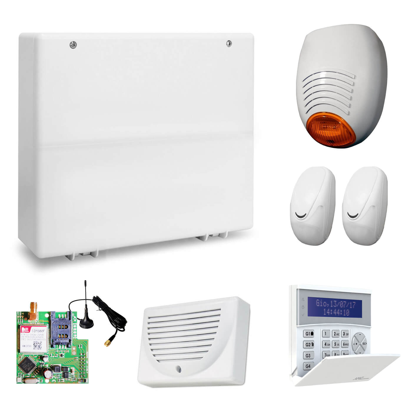 AMC Kit 925 Centrale 8/24 Zone + K-blue + 2x MOUSE09 + Modulo X-4W AMC Kit 925 Centrale 8/24 Zone + K-blue + 2x MOUSE09 + Modulo X-4W