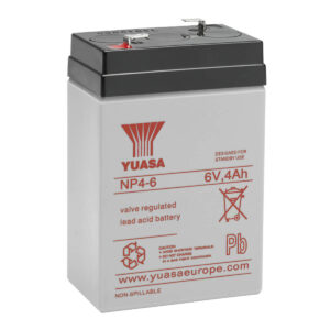 YUASA NP4-6 - Batteria 6 volt 4Ah
